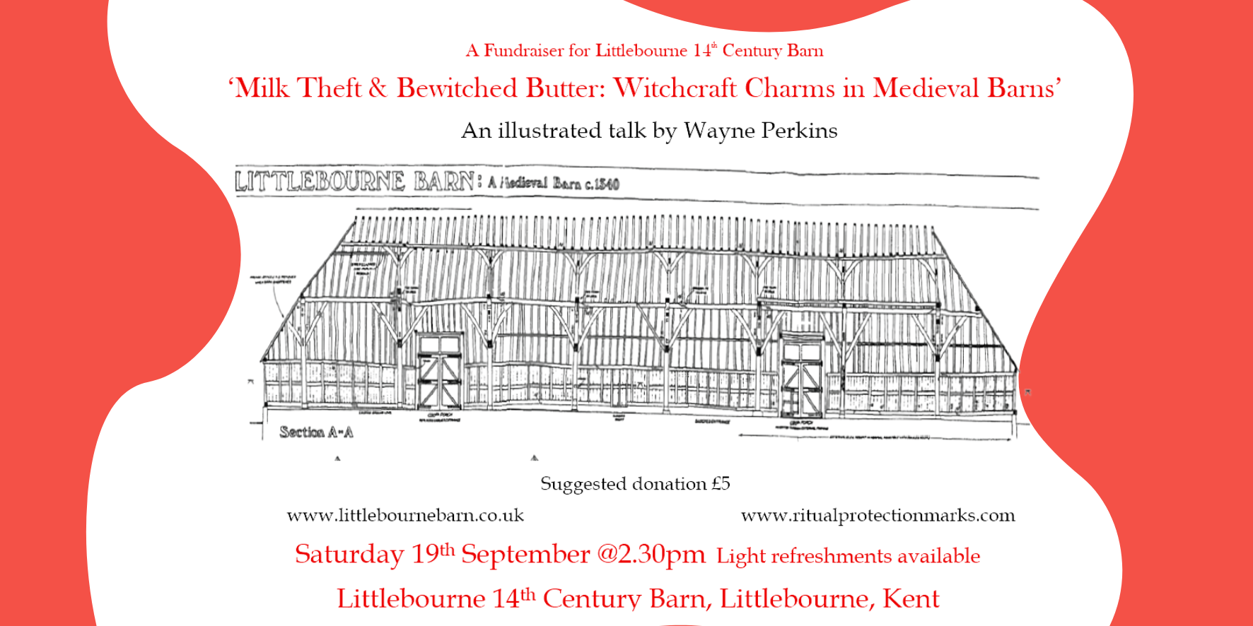 Wayne Perkins Fundraiser: Milk Theft & Bewitched Butter - Witchcraft Charms in Medieval Barns
